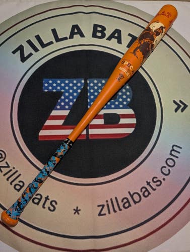 Combat MFG SPEC A1 Rodeo 33/30 Greatest Show On Dirt BBCOR BAT ORANGE CLEAN!