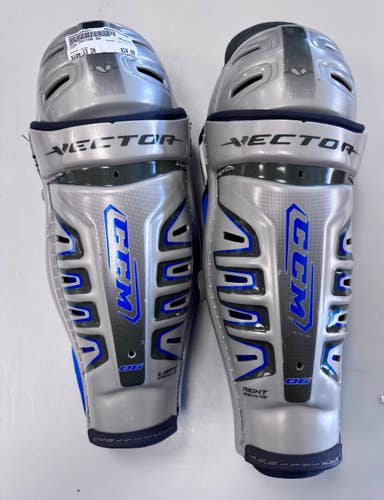 Used CCM VECTOR 06 Junior Shin Guards Grey 13" 11860-S000314321