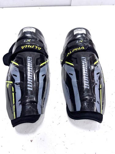 Used Warrior ALPHA LX30 Senior Shin Guards Black 14" 11860-S000314027