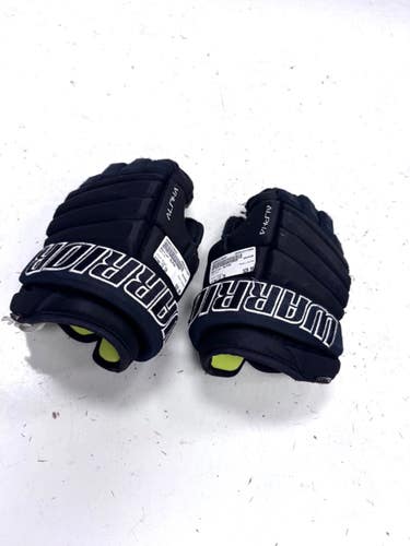 Used Warrior ALPHA Senior Gloves Black 13" 11860-S000314025