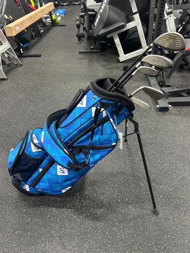 Used Taylormade JR. Jr Package Set RH Royal Blue 6 Piece 11337-S000494674