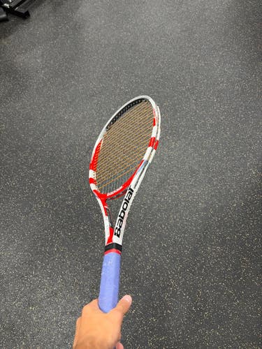 Used Babolat PURE STORM Adult Tennis Racquet Red 4 3/8" 11337-S000494770