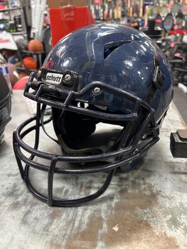 Used Schutt YOUTH VENGEANCE FB Helmet Navy Blue LG 11337-S000495037