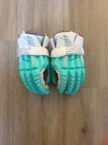 SweetLax Florida Teal STX RZR Lacrosse Gloves