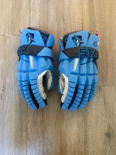 LIKE NEW Johns Hopkins STX RZR Lacrosse Gloves