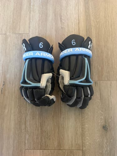 LIKE NEW Johns Hopkins Under Armour BioFit Lacrosse Gloves