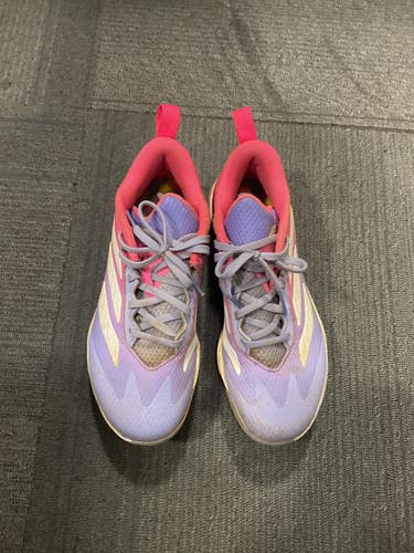 Used Adidas ADIZERO IMPACT BB/SB Cleats Purple And Pink Senior 7 11614-S000242497