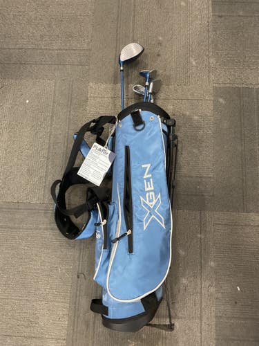 Used TiTech XGEN Jr Package Set RH Navy Blue 5 Piece 11614-S000242743