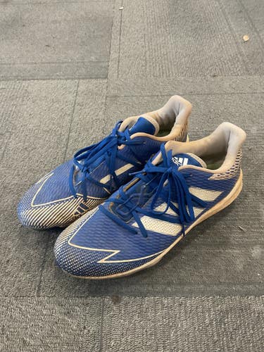 Used Adidas ADIZERO BB/SB Cleats Royal Blue Senior 11.5 11614-S000242736
