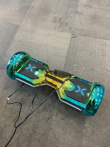 Used HOVER-1 HORIZON HOVERBOARD Complete Skateboard Green Regular 11614-S000242735