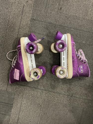 Used Infinity PURPLE Junior Roller Quad Skates Purple Junior 02 11614-S000242550