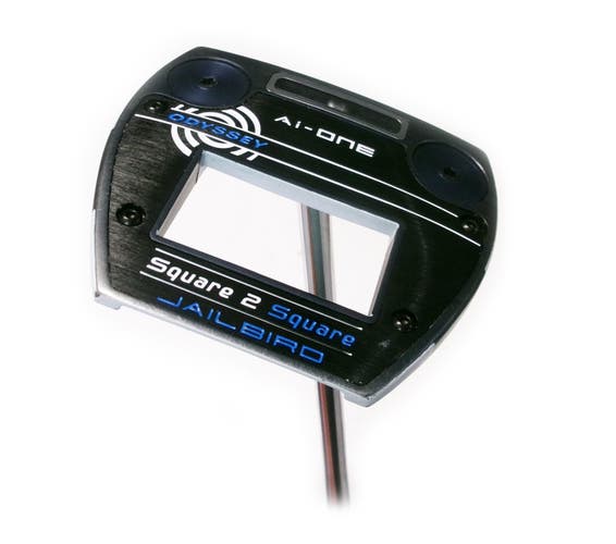 Odyssey Ai-One Jailbird Square 2 Square 35" Mallet Putter w/ Headcover
