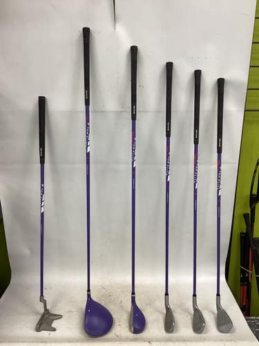 Used Top Flite LH 9-12 YO Jr Package Set LH White And Purple 7 Piece 11851-S000051015