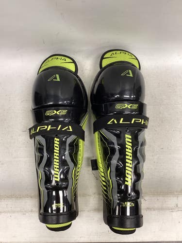 Used Warrior QX5 ALPHA Junior Shin Guards Black 11" 11851-S000050970