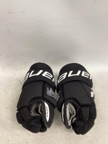 Used Bauer LIL SPORT Youth Gloves Black 8" 11851-S000050917