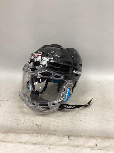 Used Bauer PRODIGY Helmet Full Visor Combo Black One Size 11851-S000050883
