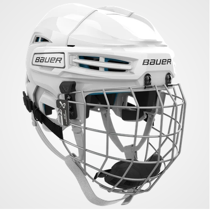 New Bauer PRODIGY Helmet Cage Combo White One Size 11851-BAR1064828WHT