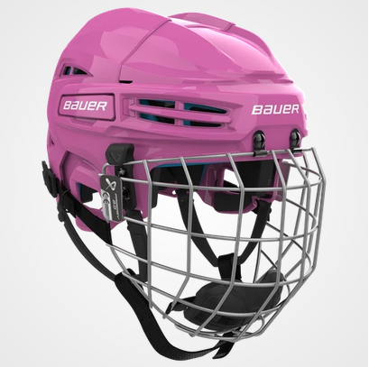 New Bauer PRODIGY Helmet Cage Combo Pink One Size 11851-BAR1064828PNK