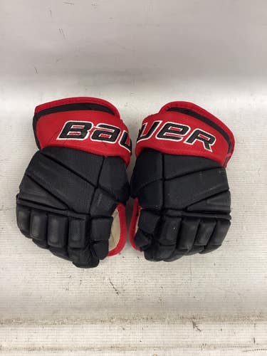 Used Bauer VAPOR TC Intermediate Gloves Red 11" 11851-S000050864
