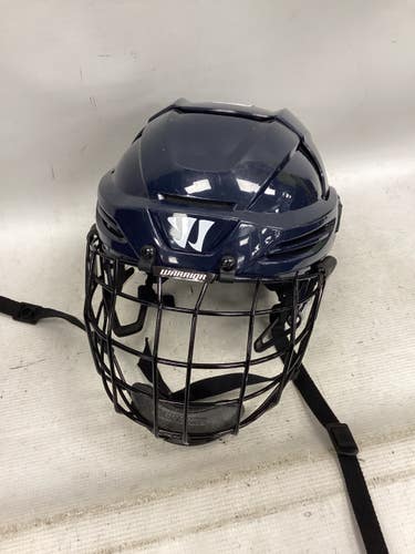 Used Warrior COVERT PX2 Helmet Cage Combo Navy Blue MD 11851-S000050842