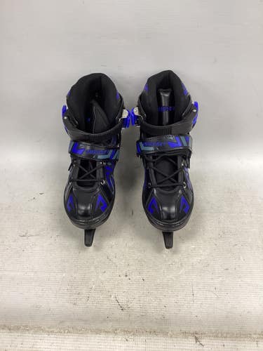 Used OBENSKY ADJ SKATES Y13-3 Boys Softboot Skate Black Adjustable 11851-S000050796