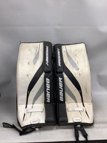 Used Bauer PRODIGY Goalie Leg Pads Youth Black 23" 11851-S000051031