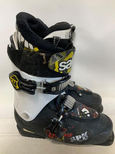 Used Salomon SPK Mens DH Ski Boot Black 270 MP - M09 - W10 11823-S000041492