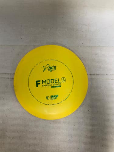 Used ACE LINE Disc Golf Driver Yellow 150g 11823-S000041424