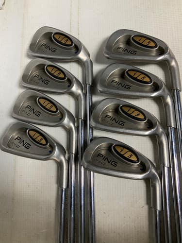 Used Ping I3 BLUE DOT Mens Iron Set RH 3I-PW 11823-S000041417