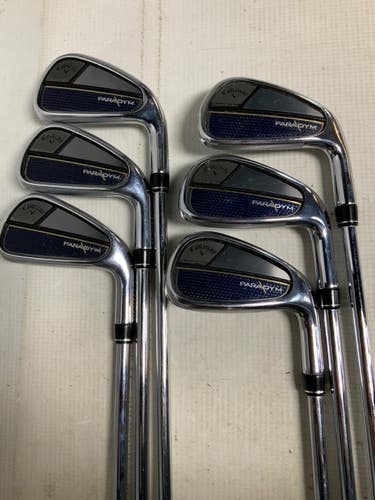 Used Callaway PARADYM FORGED 455 Mens Iron Set RH 4I-9I 11823-S000041398