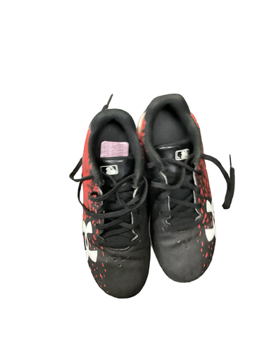 Used Under Armour BB/SB Cleats Black Youth 13.0 11613-S000188780