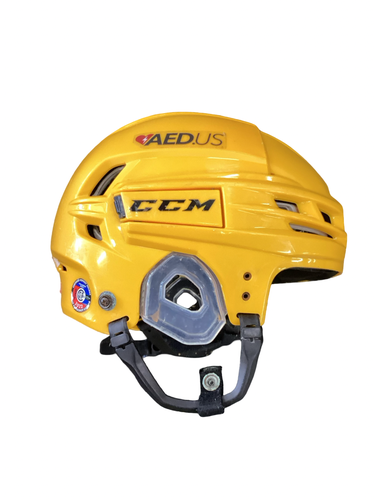 Used CCM TACKS 910 Hockey Helmet Only Yellow MD 11613-S000188750