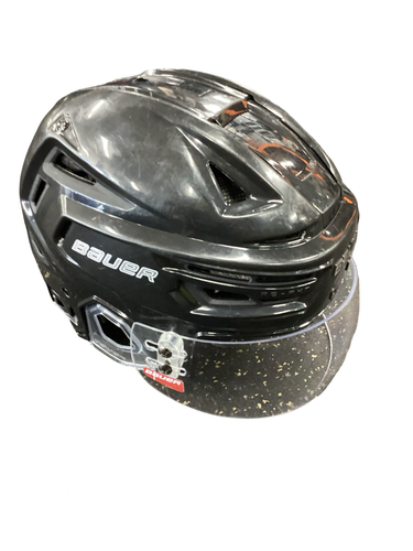 Used Bauer RE-AKT 150 Helmet Half Visor Combo Black MD 11613-S000188742