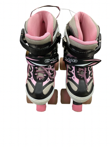 Used C-LOU SKATES Junior Roller Quad Skates Pink Adjustable 11613-S000188699