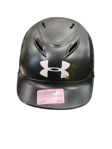 Used Under Armour BATTING HELMET Batting Helmet No Mask Black SM 11613-S000188695