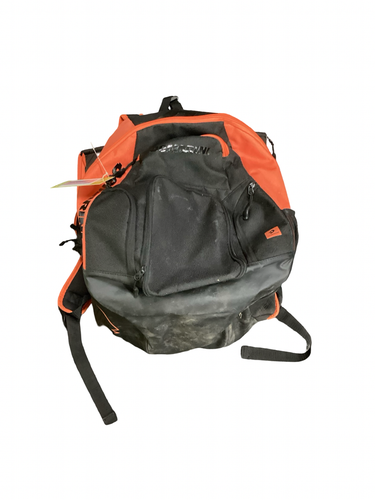 Used Demarini BB/SB Player Backpack Black And Orange 11613-S000188693