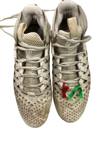 Used Nike LAX Cleats Womens White Senior 9 11613-S000188669