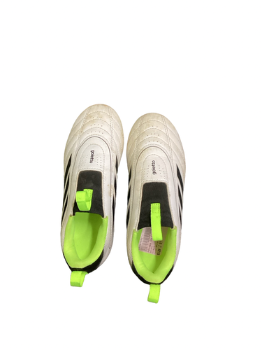 Used Adidas GOLETTO Soccer Cleats White Junior 01 11613-S000188611