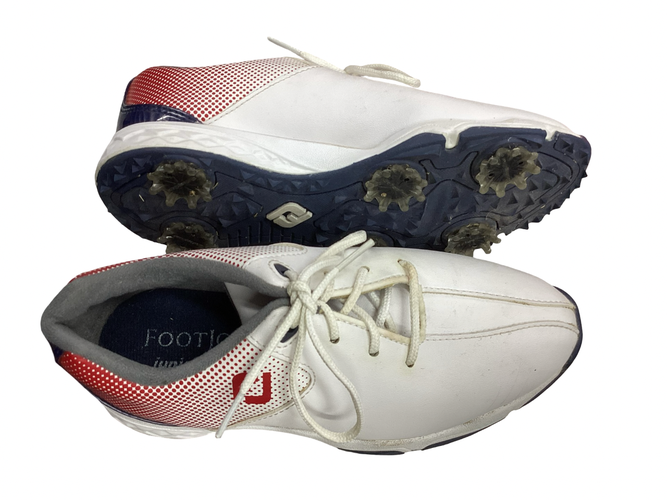 Used Foot Joy Jr Golf Shoes White Junior 02 11613-S000188532