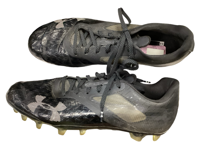 Used Under Armour Adult FB Cleats Black Senior 10 11613-S000188512