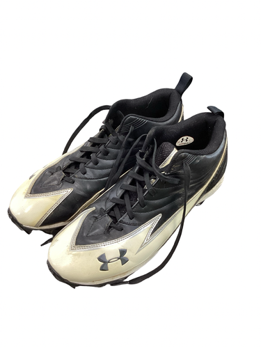 Used Under Armour HAMMER Adult FB Cleats Black Senior 10.5 11613-S000188333