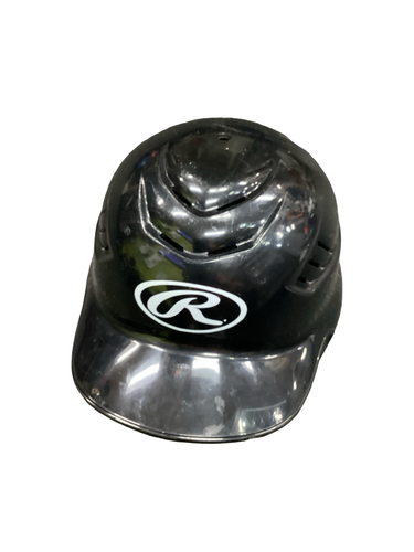 Used Rawlings RCFH Batting Helmet No Mask Black One Size 11613-S000188290