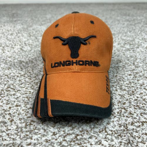 Texas Longhorns Hat Cap Strap Back Mens Orange Black NCAA Football Starter Sport