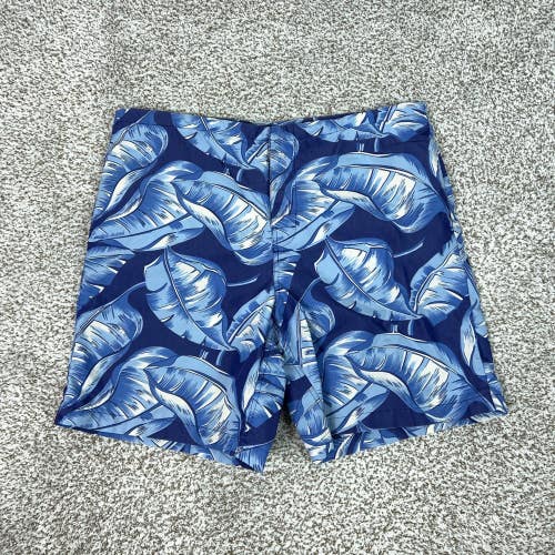 Polo Sport Ralph Lauren Swim Trunks Mens Large Blue Tropical Lined Drawstring