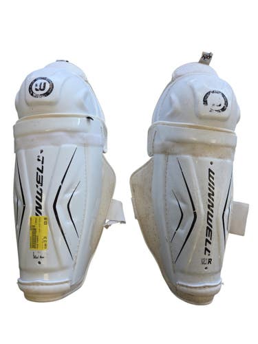 Used SHIN GUARDS Senior Shin Guards White 15" 11450-S000527573