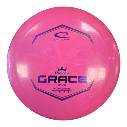 Used Latitude 64 ROYAL GRAND GRACE Disc Golf Driver Pink 173g 11450-S000527458