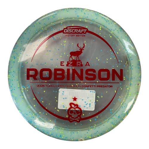 Used Discraft Z CONFETTI PREDATOR Disc Golf Driver Green 173g 11450-S000527445