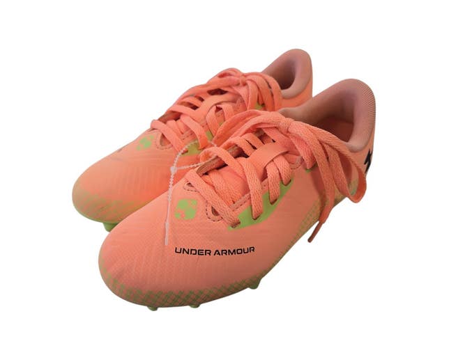 Used Under Armour SHADOW SELECT 2 Soccer Cleats Orange Junior 01 11450-S000527369