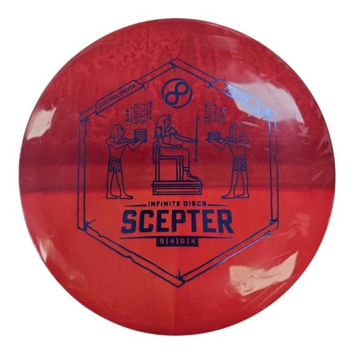 Used Infinite Discs I-BLEND SCEPTER Disc Golf Driver Red 175g 11450-S000527356