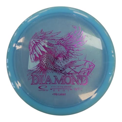 Used Latitude 64 OPTO DIAMOND Disc Golf Driver Royal Blue 11450-S000527347